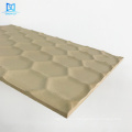 GO-W047 Embossed MDF Wave Wall Panel 3D Hard Decorative Fiberboard